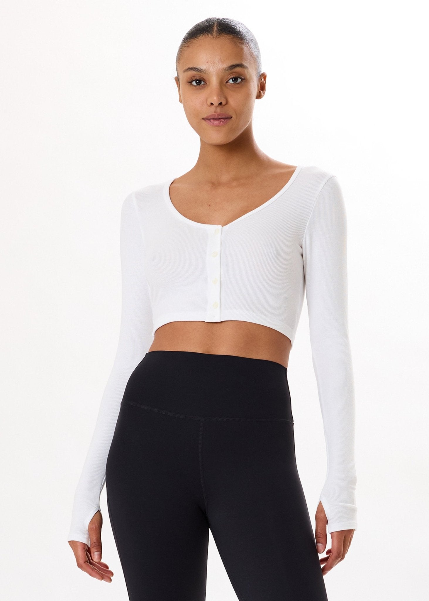 Rene Rib Crop Cardigan