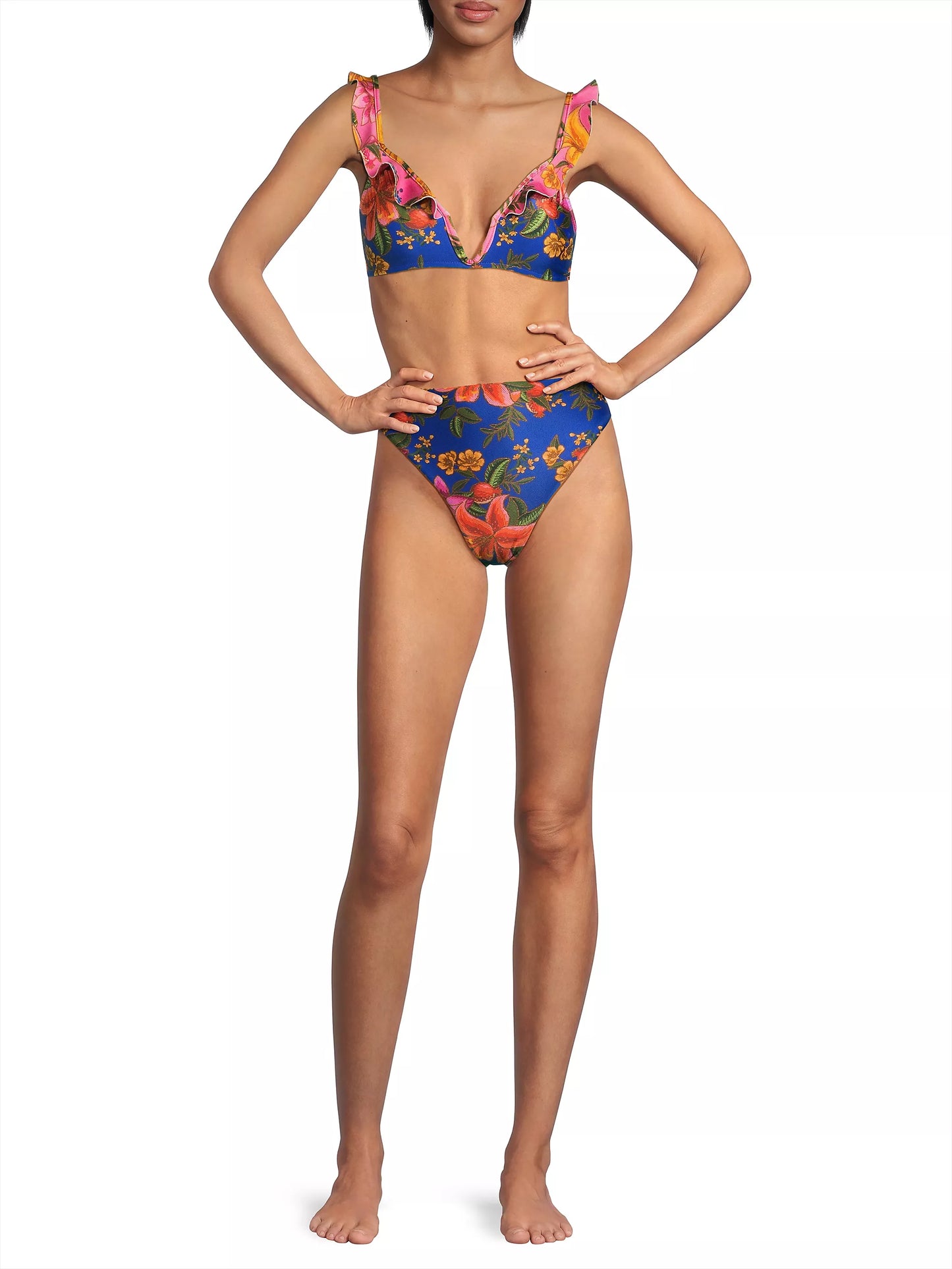 Summer Fruit Under Wire Bikini Top