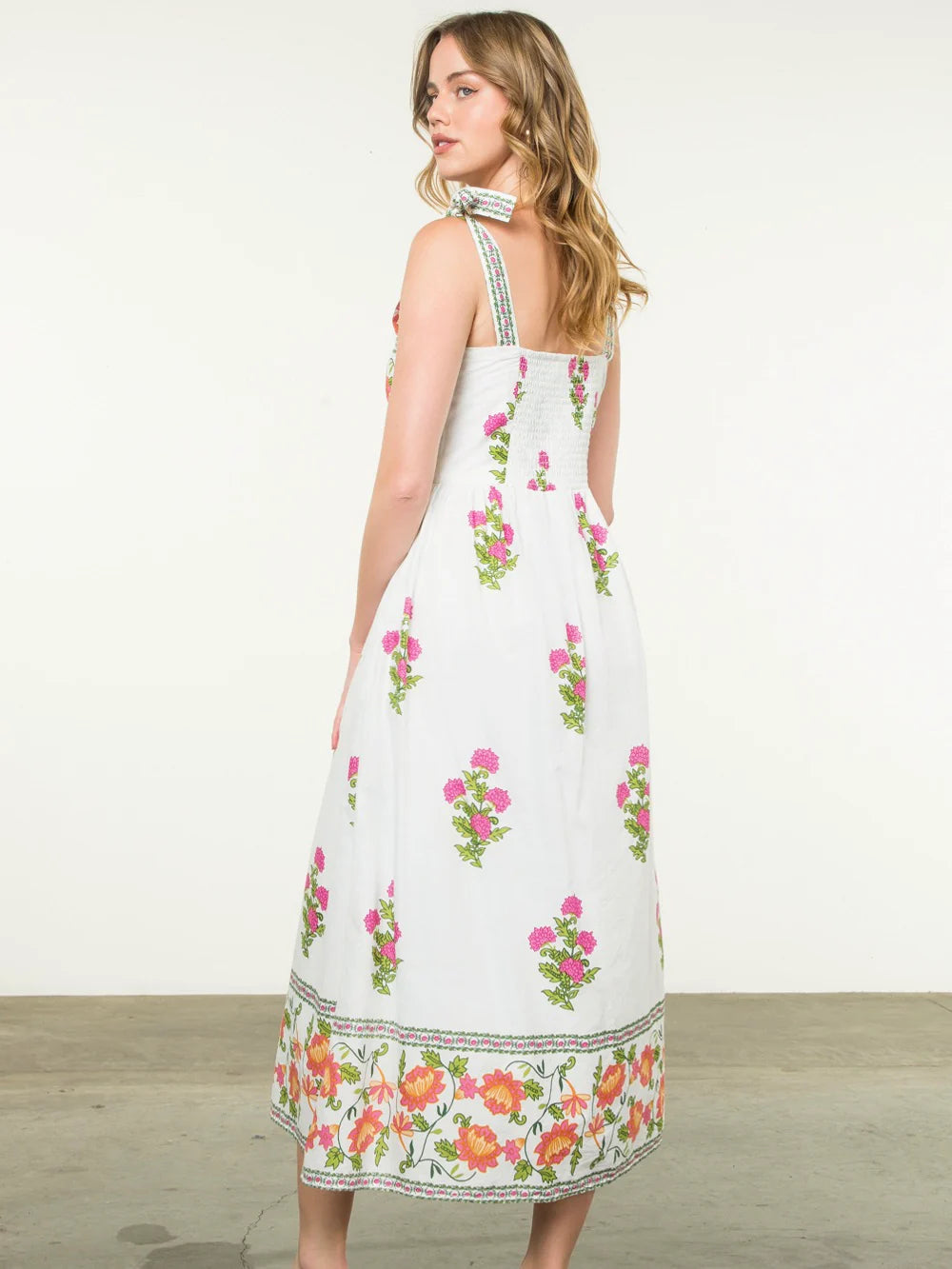 Maxine Floral Midi Dress