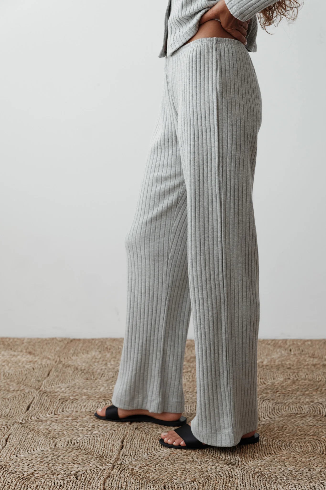 The Sweater Rib Simple Pant