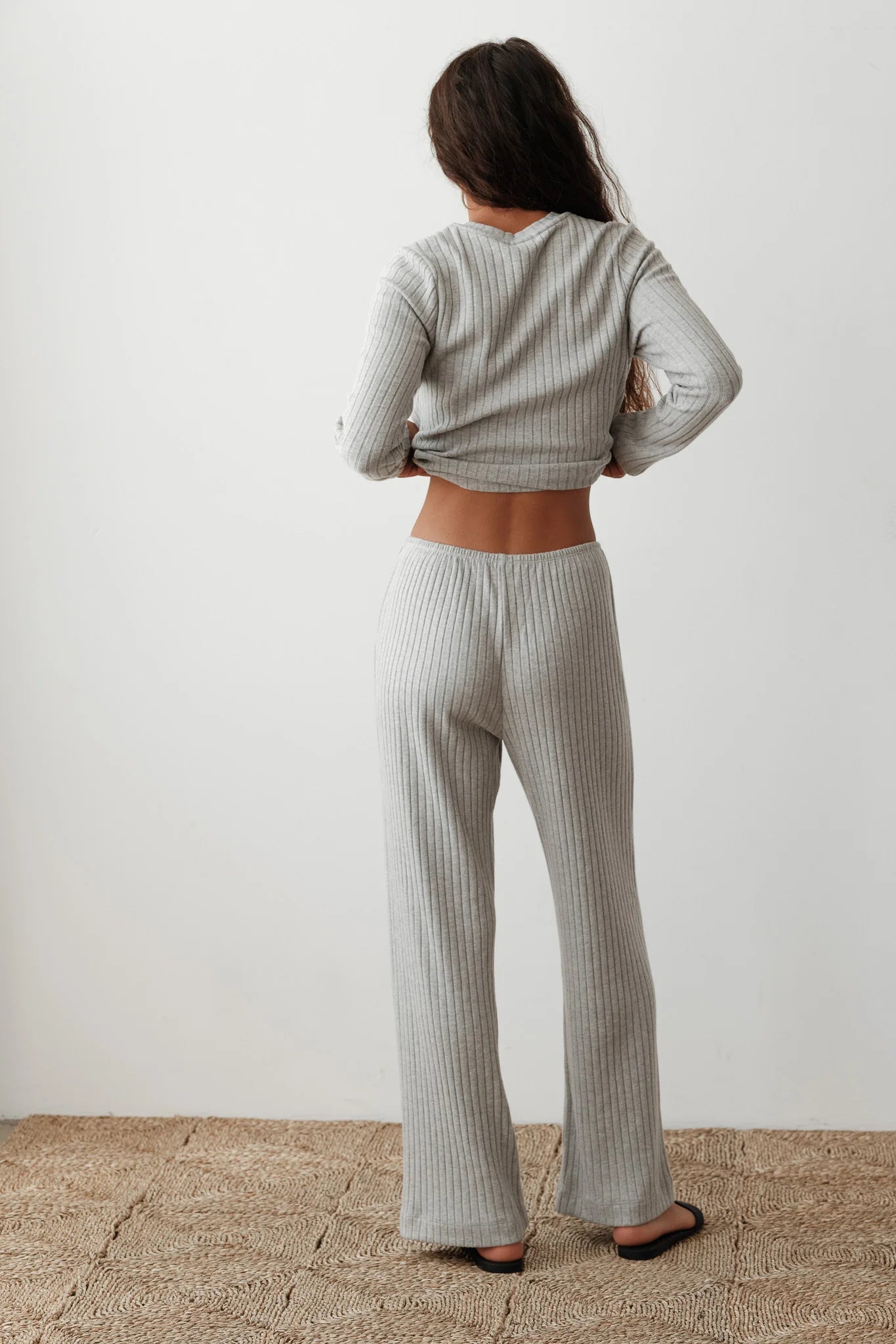 The Sweater Rib Simple Pant