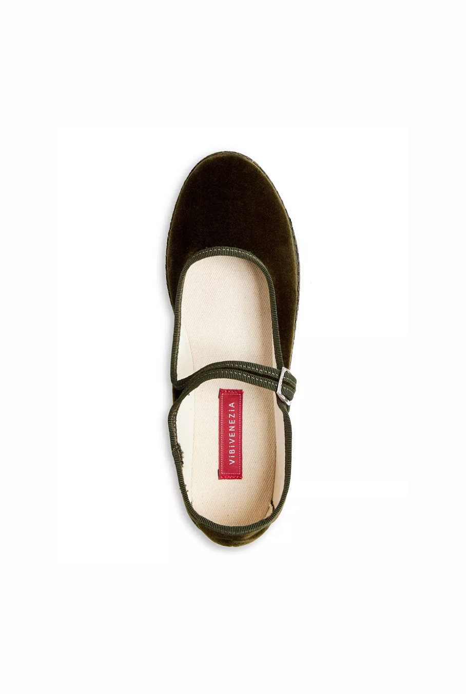 Mary Jane Velvet Flats