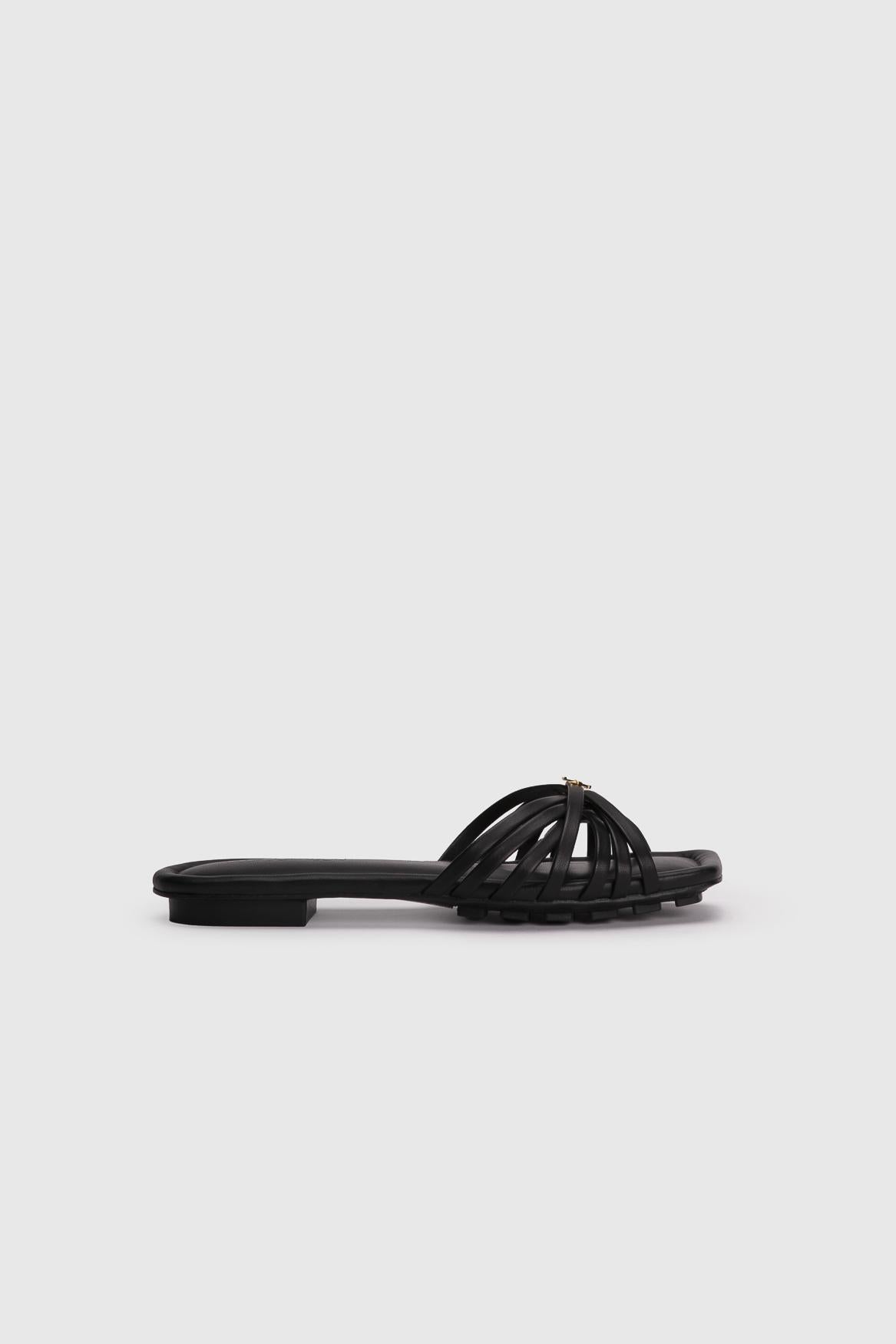 Ulla Johnson Black Strappy Sandal