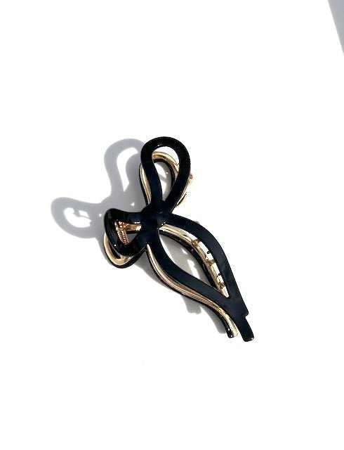 Ballet Bow Acetate Claw Clip - Frock Shop