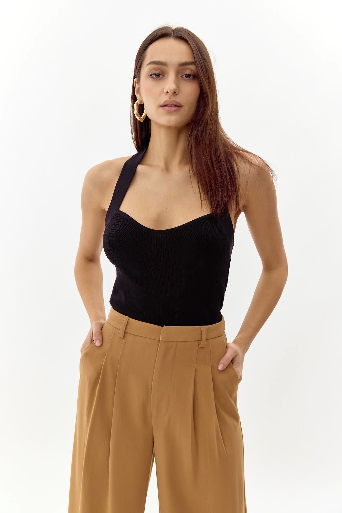 Bethany Knit Halter Top - Frock Shop