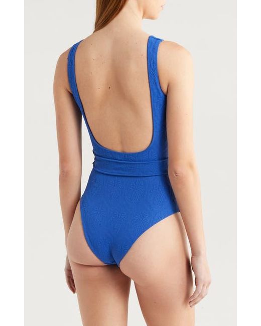 Blue Pineapple Matelasse One Piece - Frock Shop