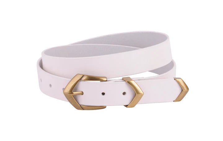 Boho Triangular Buckle Leather Belt Set - Frock Shop