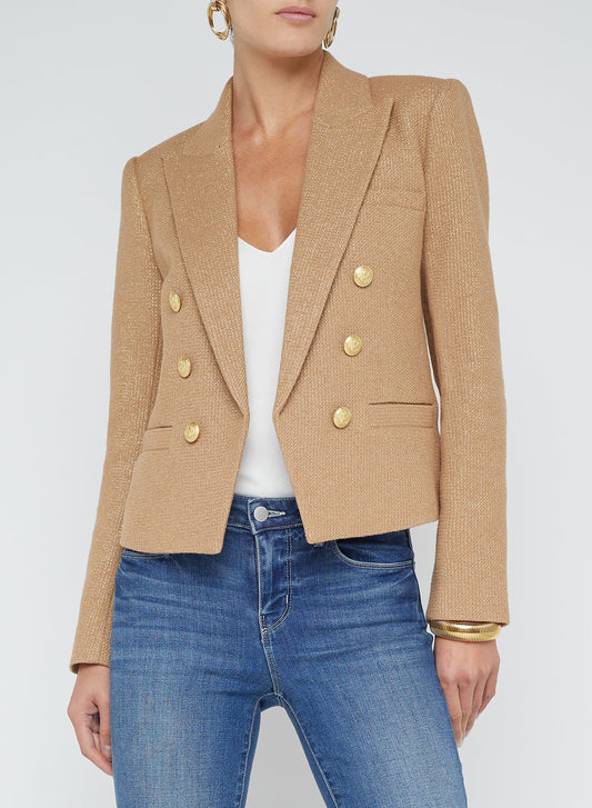 Brooke Doublebreasted Crop Blazer - Frock Shop