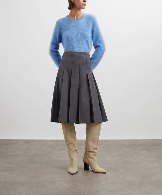 Brushed Crew Neck Sweater - Frock Shop