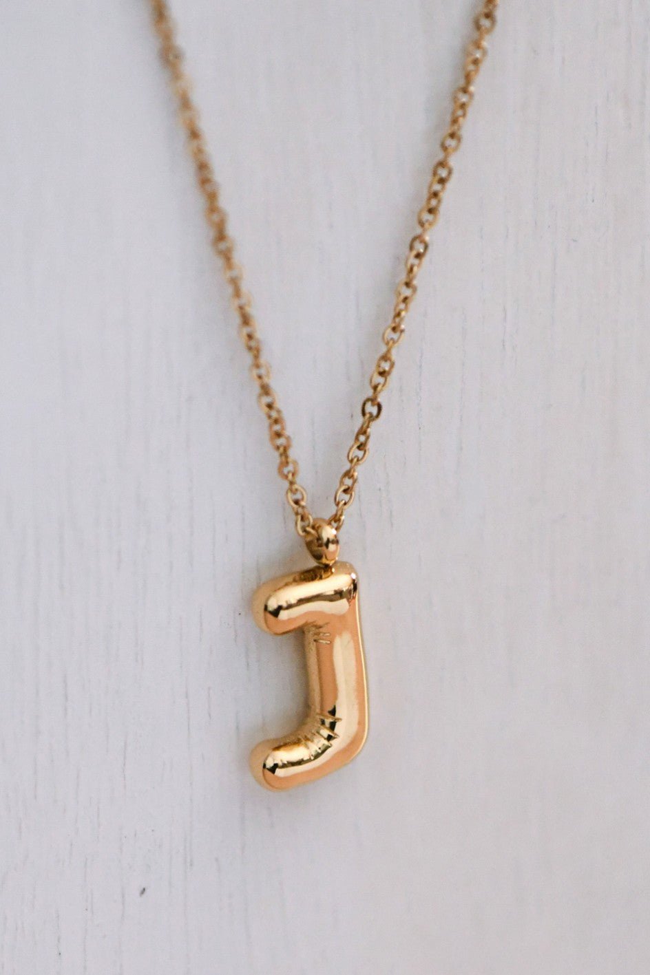 Bubble Initial Necklace - Frock Shop