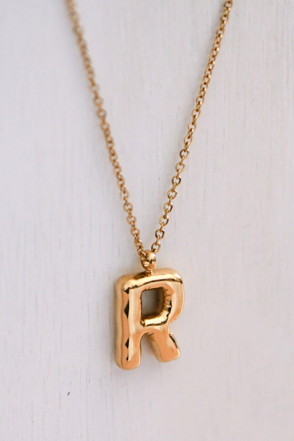 Bubble Initial Necklace - Frock Shop