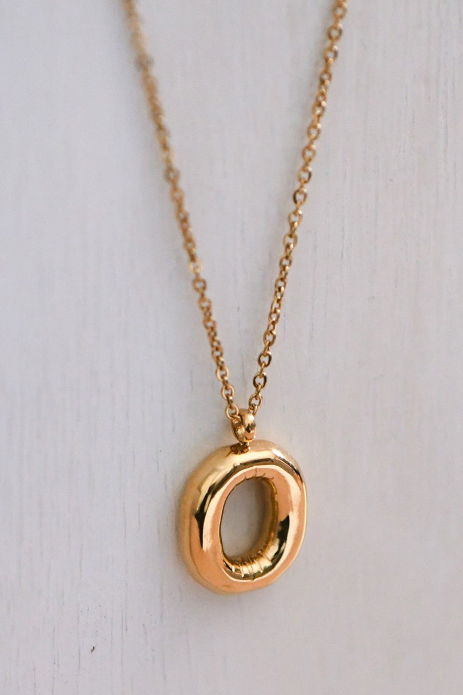 Bubble Initial Necklace - Frock Shop