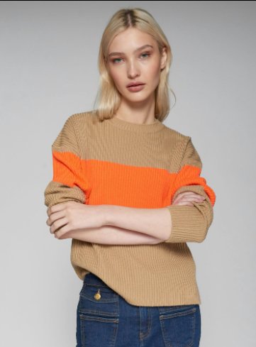 Colorblock Sweater - Frock Shop