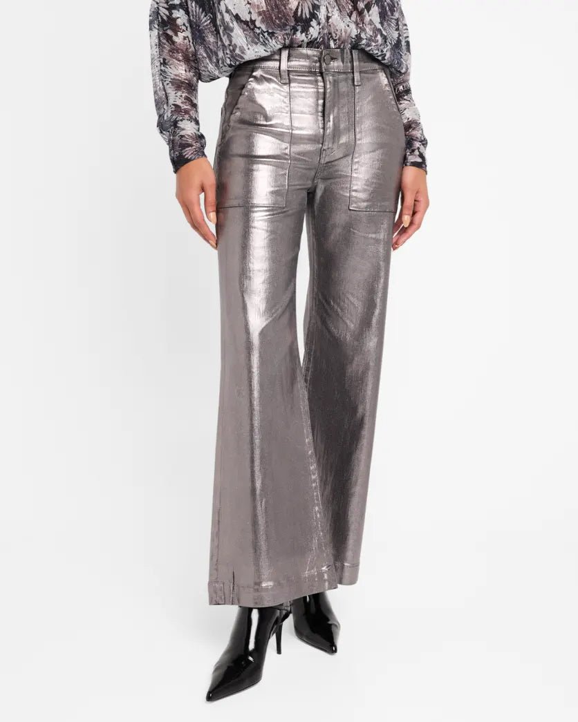 Cropped Metallic Clifford Jean - Frock Shop