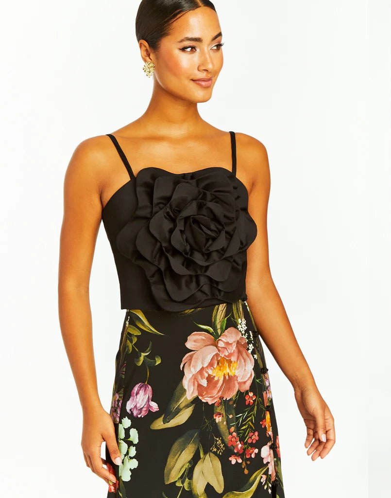 Dominique Flower Top - Frock Shop