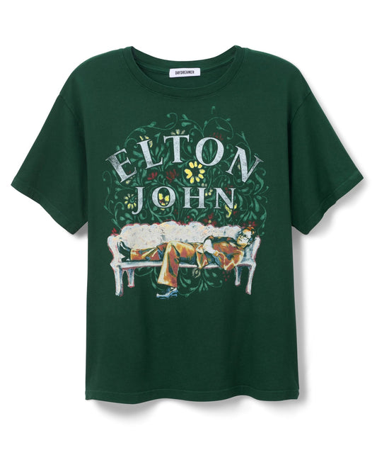 Elton John Floral Boyfriend Tee - Frock Shop