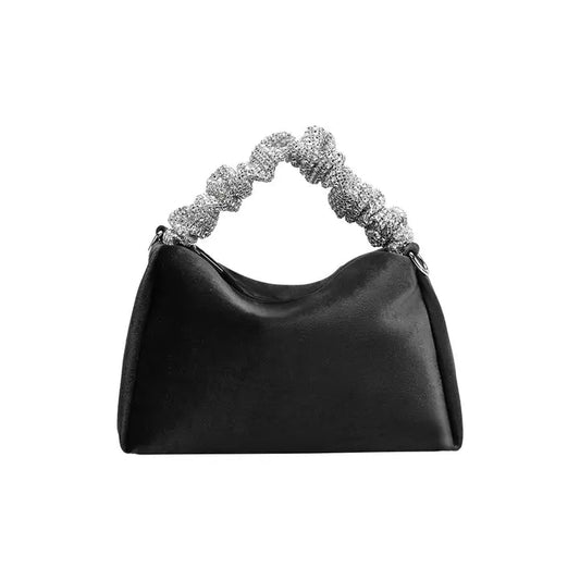 Estela Velvet Top Handle Bag - Frock Shop