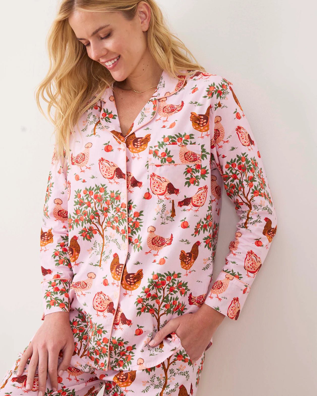 Hen House Long Sleep Set - Frock Shop