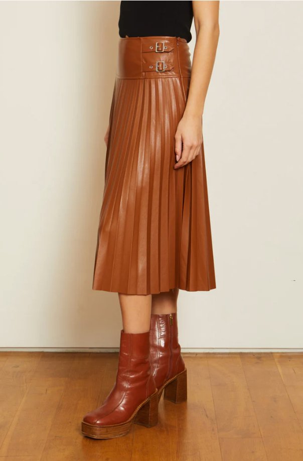 Hendrix Vegan Leather Skirt - Frock Shop