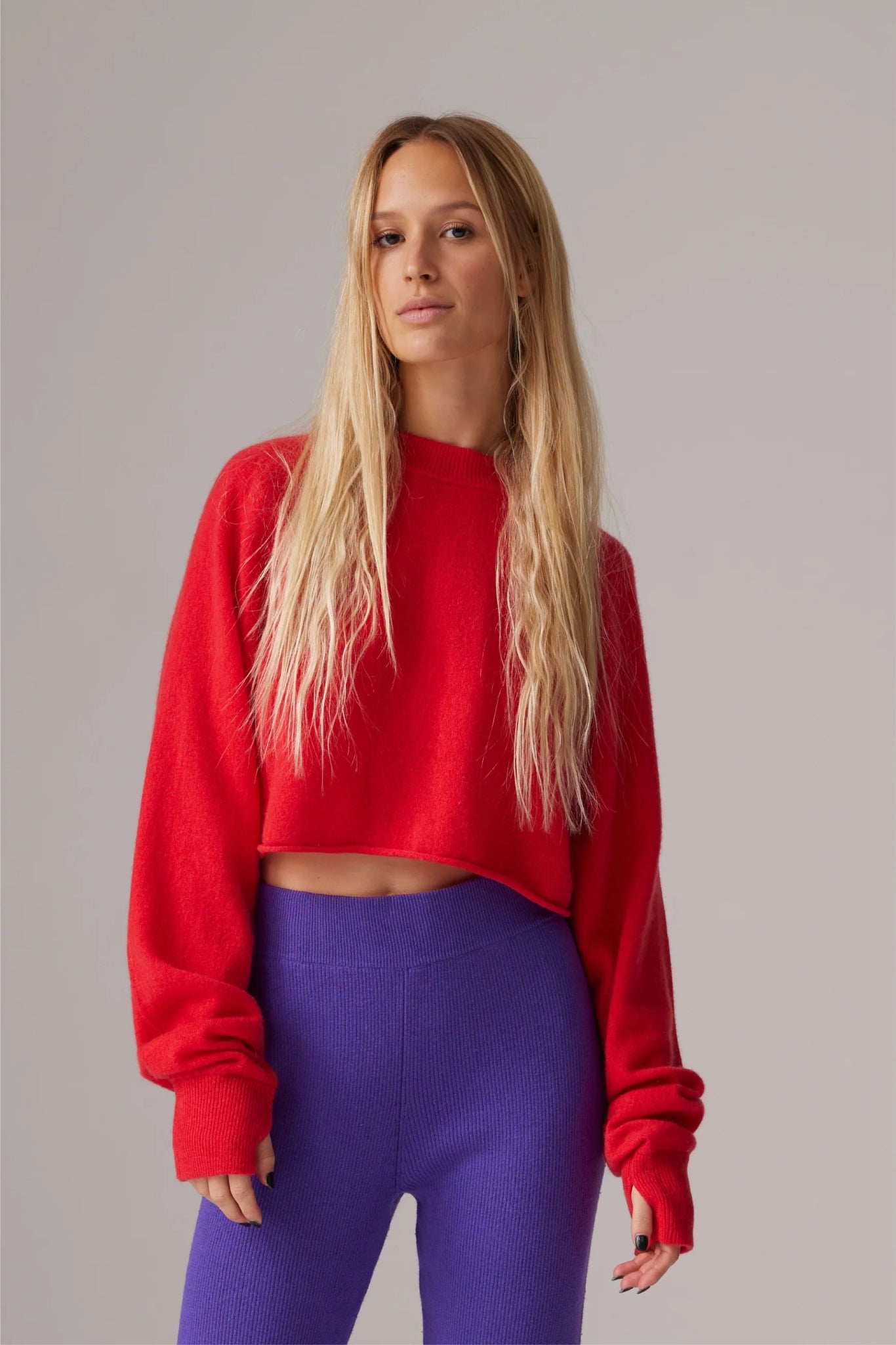 Holli Crop Sweater - Frock Shop