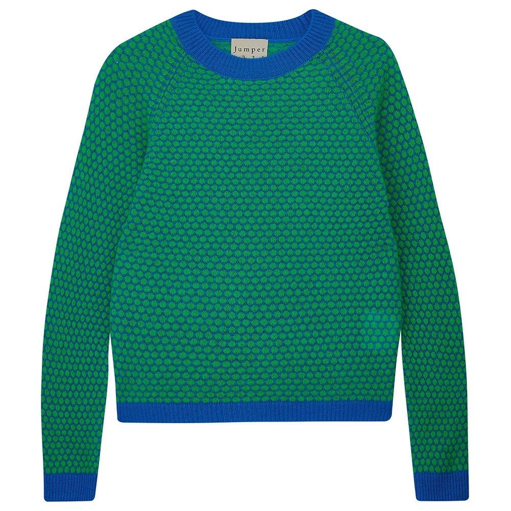 Honeycomb Crew Neck Sweater - Frock Shop