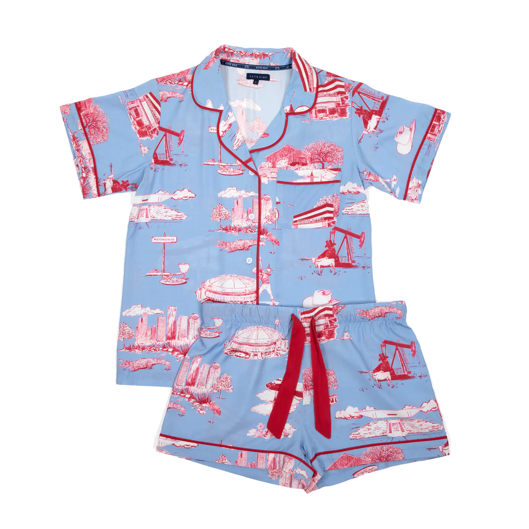 Katie Kime Pajama Shorts Set