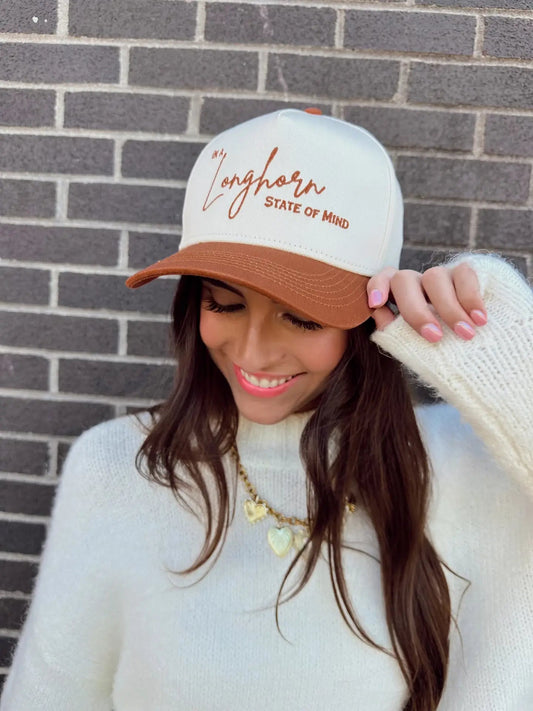 In A Longhorn State Of Mind Trucker Hat - Frock Shop