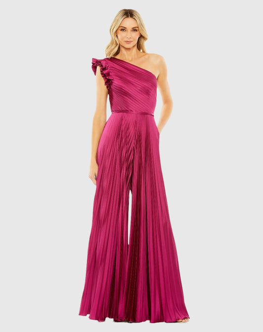 Mac Duggal Jenna Pleated Jumpsuit - Frock Shop