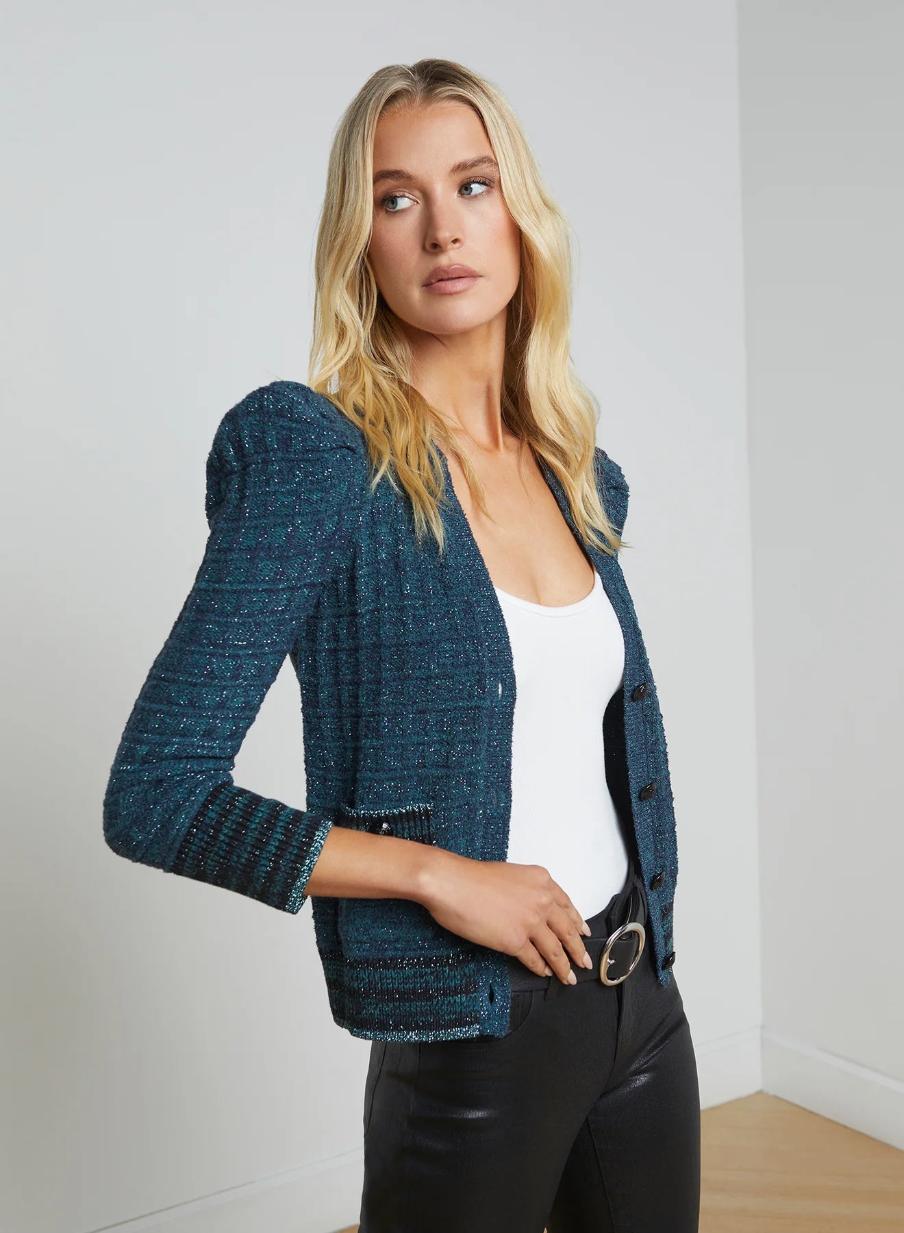 Jenni Waffle Stitch Cardigan - Frock Shop