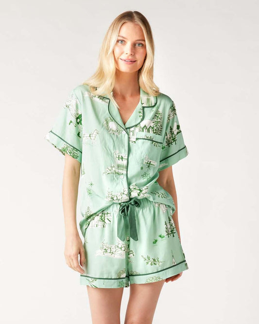 Katie Kime Pajama Shorts Set - Frock Shop