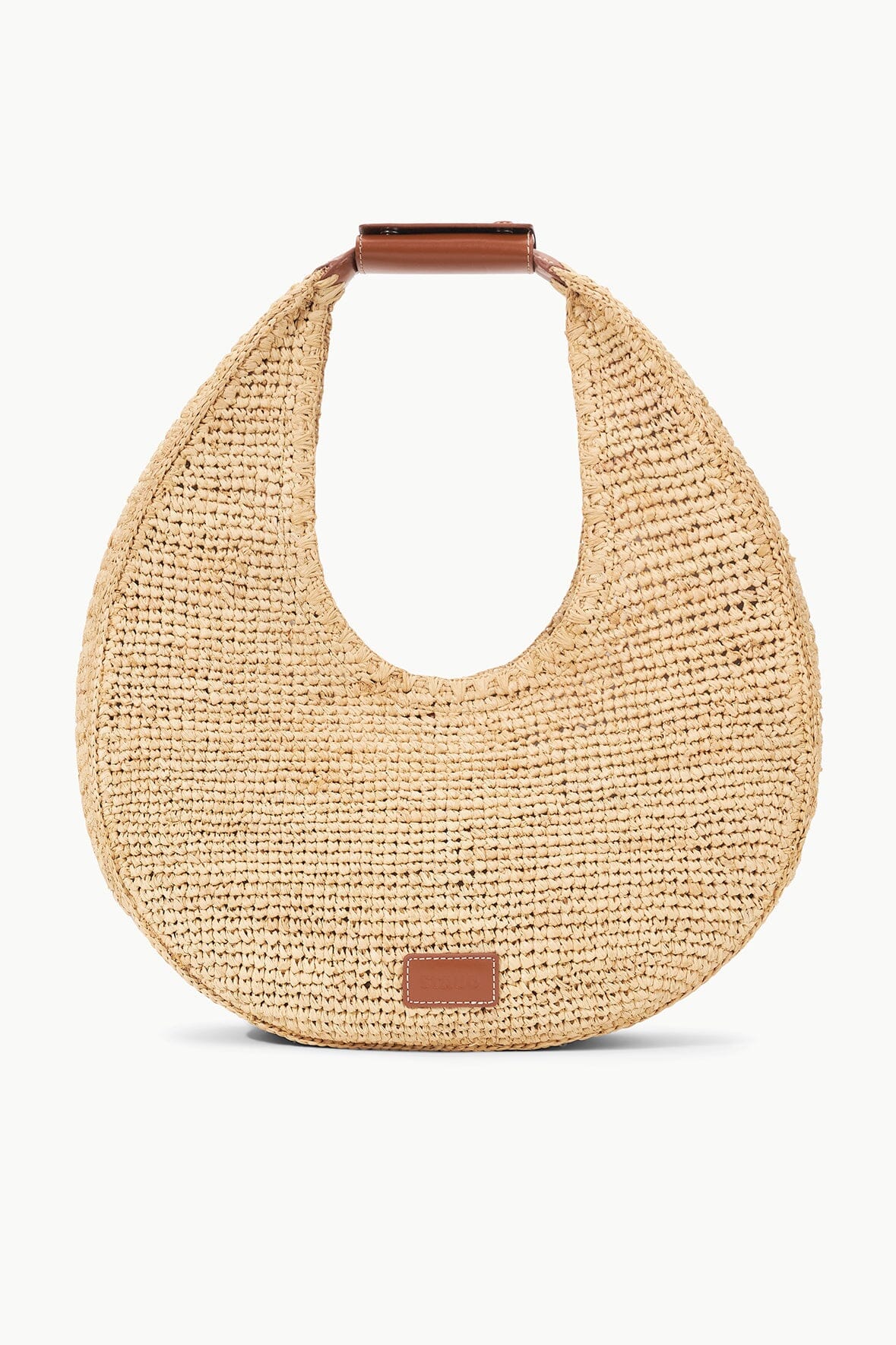 Large Raffia Moon Tote Bag - Frock Shop