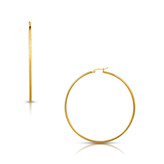 Laurette Medium Hoop Earring - Frock Shop