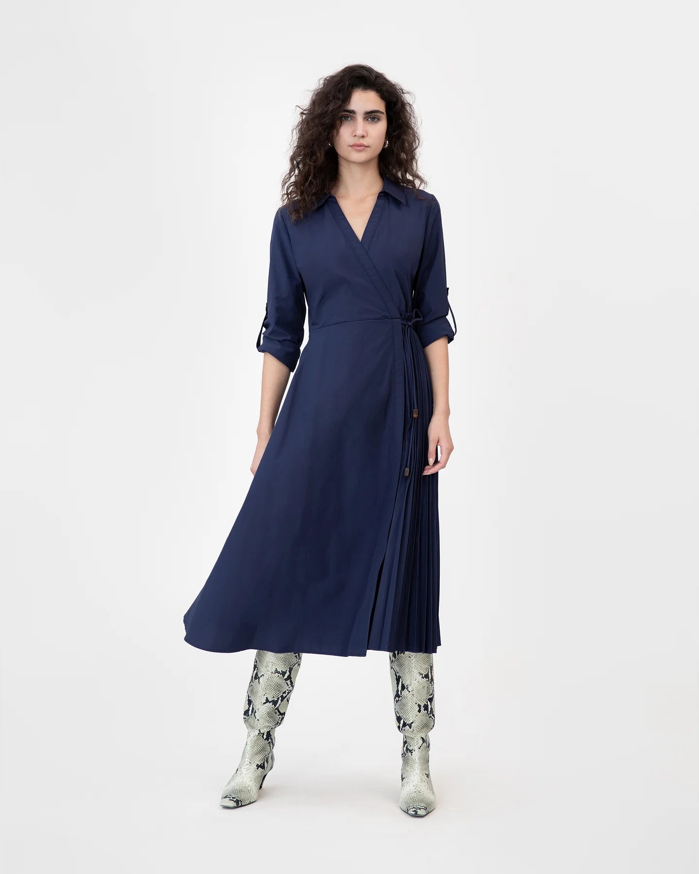 Tanya Taylor Long Sleeve Midi Shivon Dress - Frock Shop