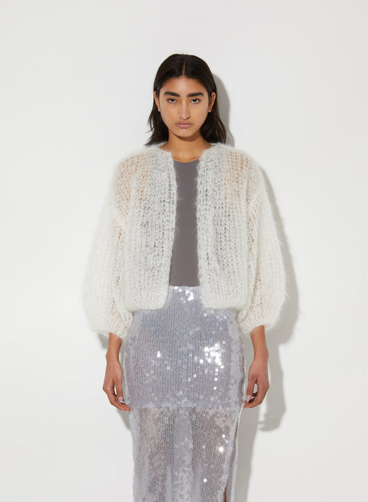 Mohair Bomber Cardigan - Frock Shop