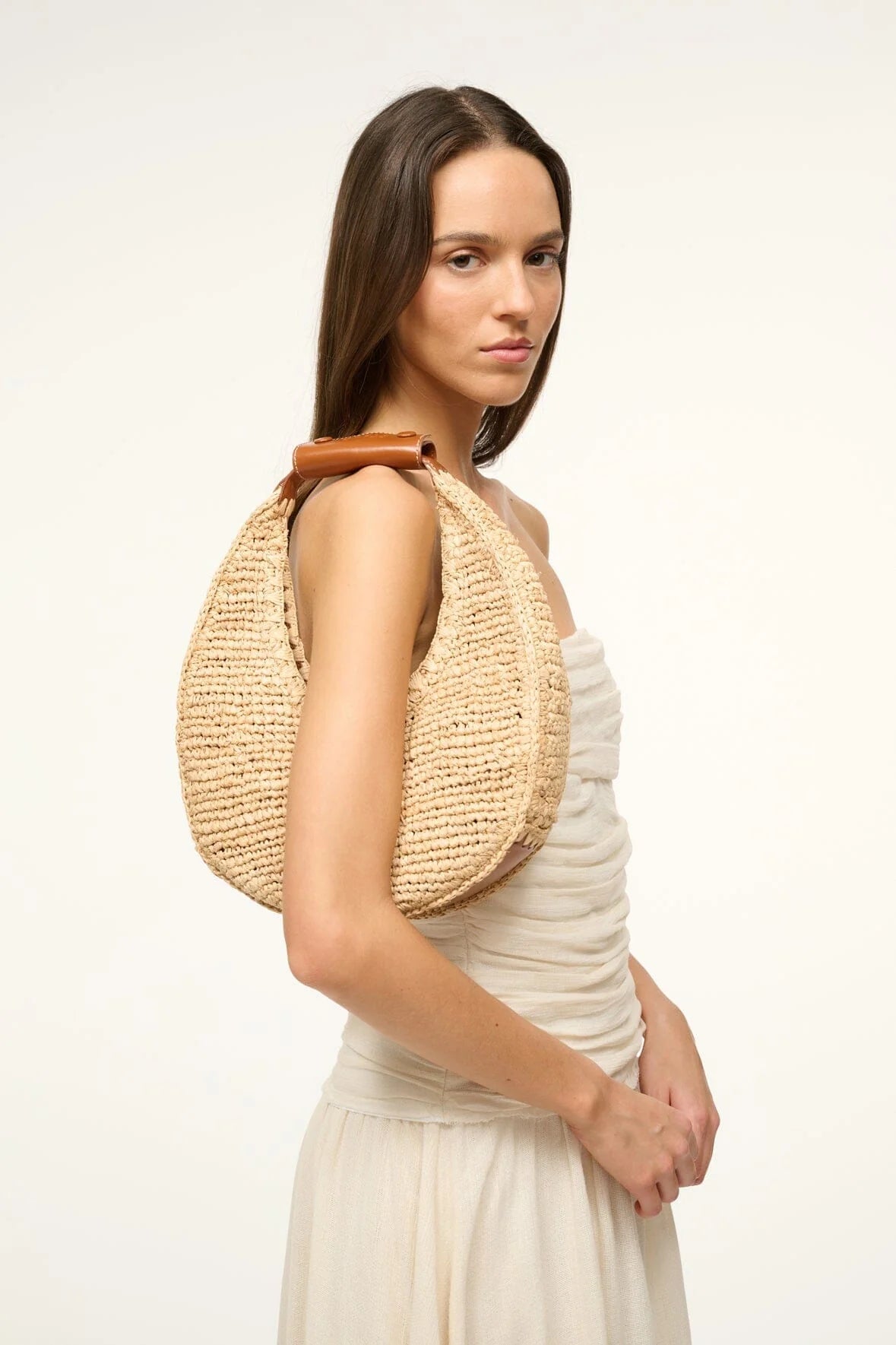 Moon Raffia Tote Bag - Frock Shop