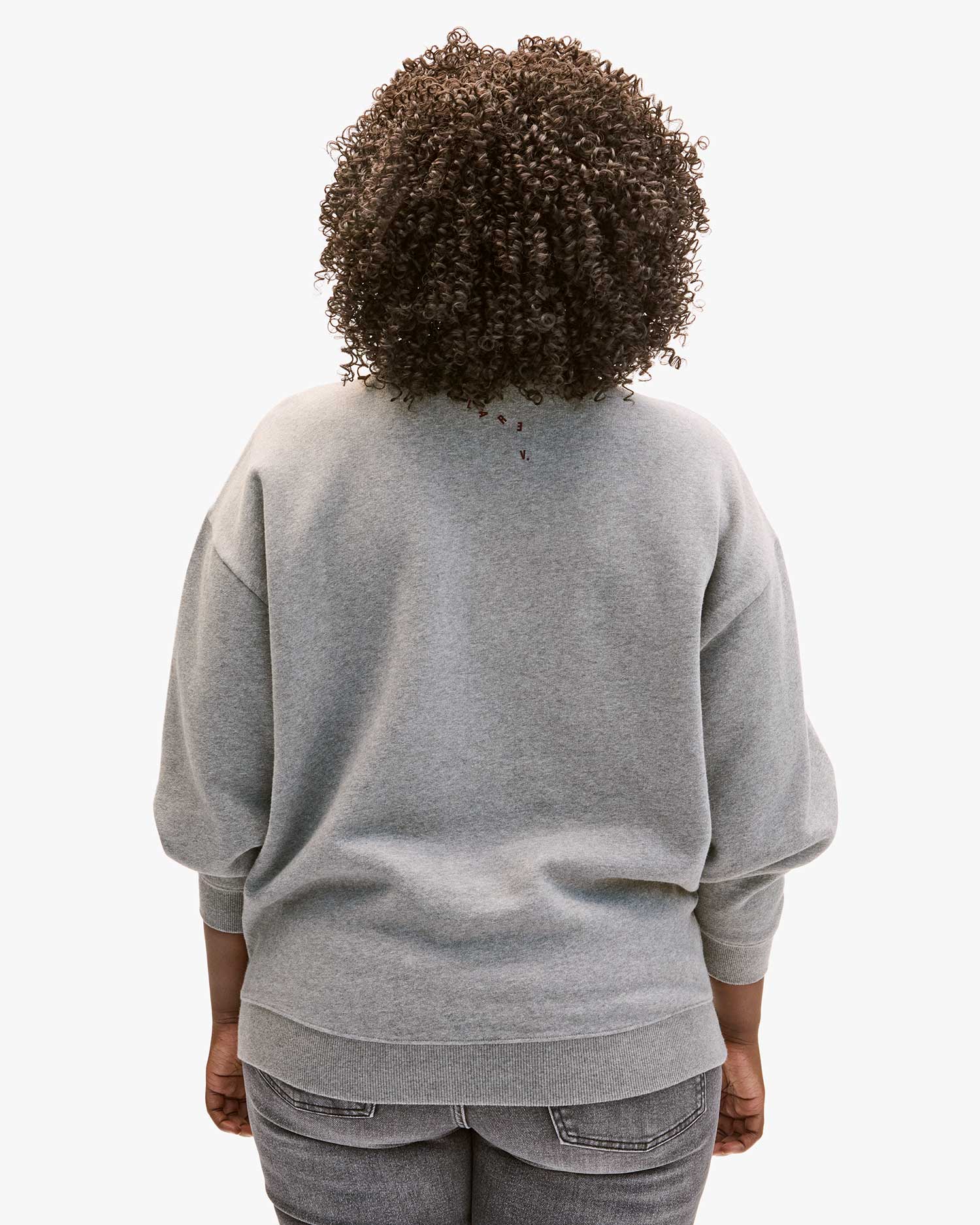 Clare V. Oversized Sweatshirt Oui - Frock Shop