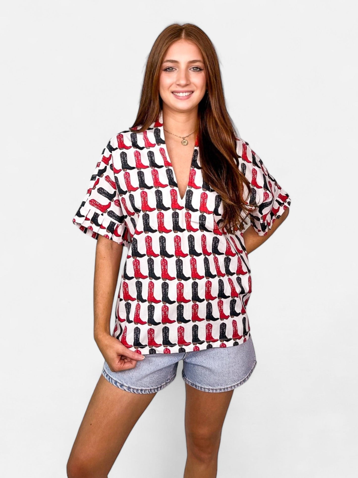 Pleated Kimono Top - Frock Shop