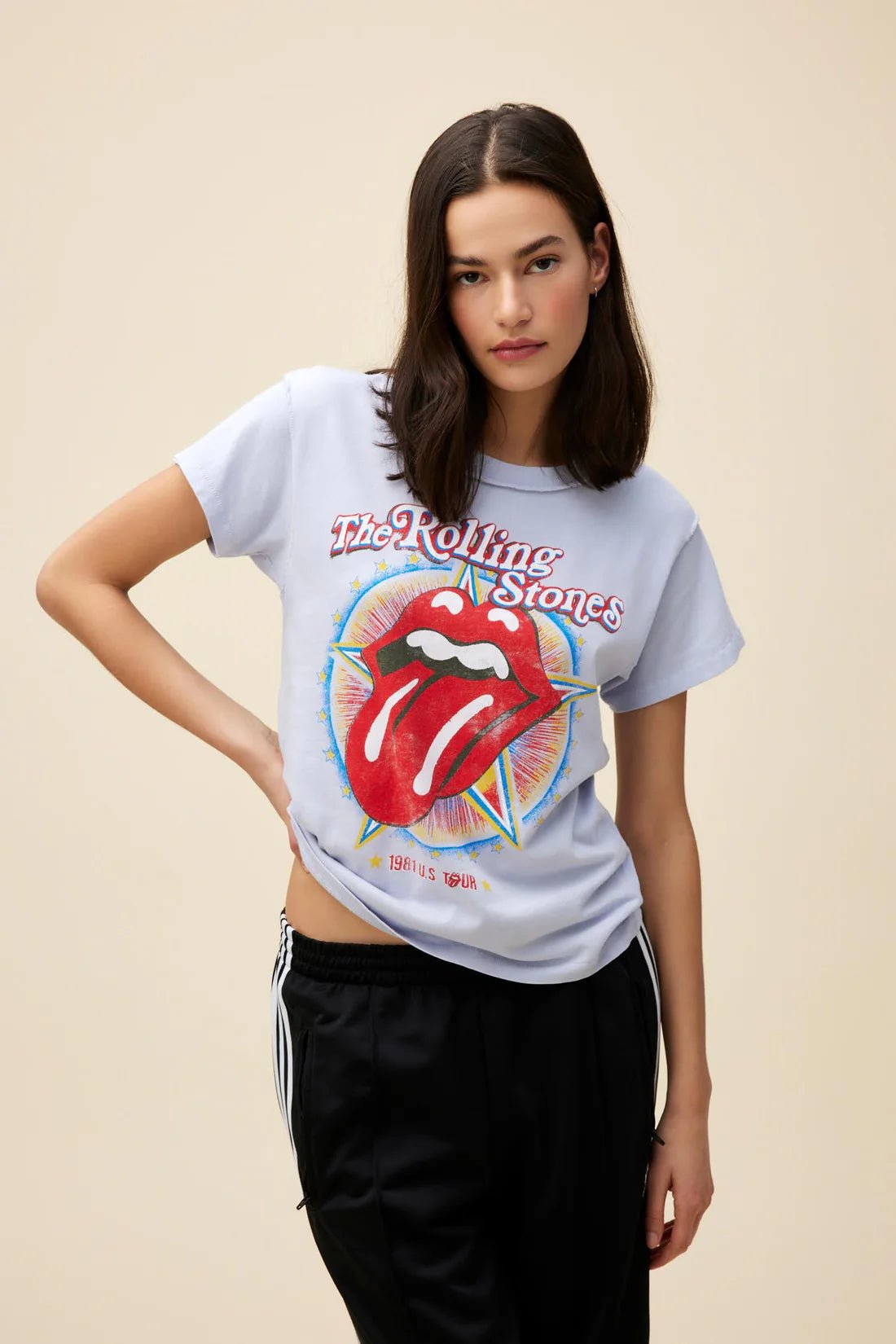 Rolling Stones 1981 US Tour Reverse GF Tee - Frock Shop