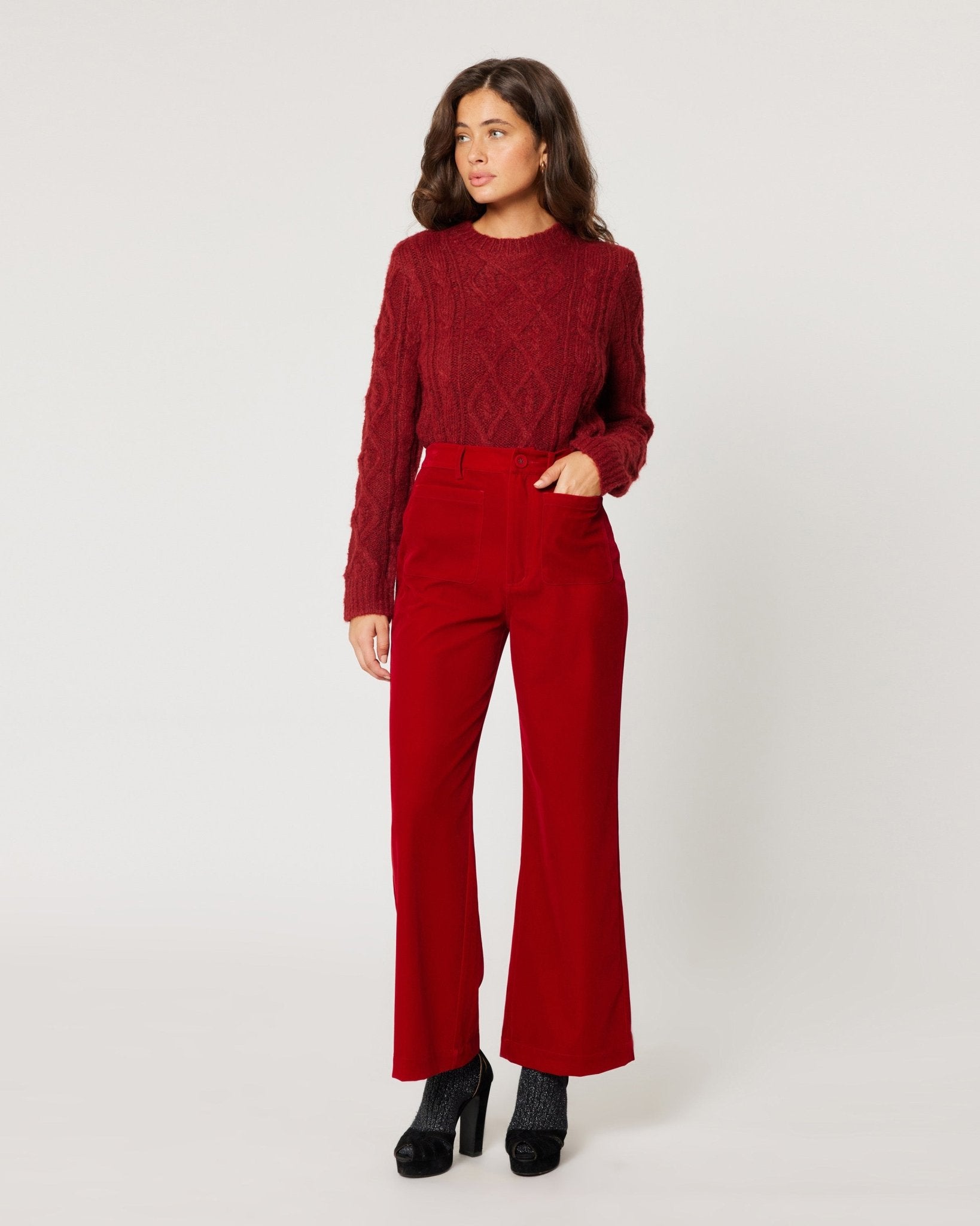 Sailor Velvet Pants - Frock Shop