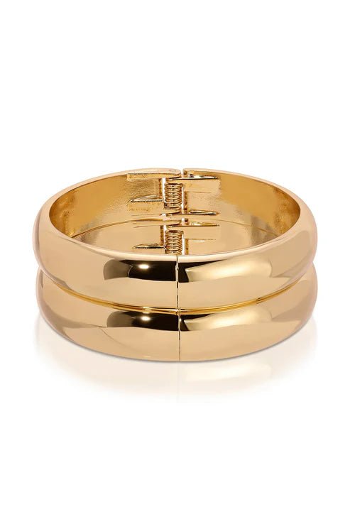 Simple Stackable Bangle Bracelet Set - Frock Shop