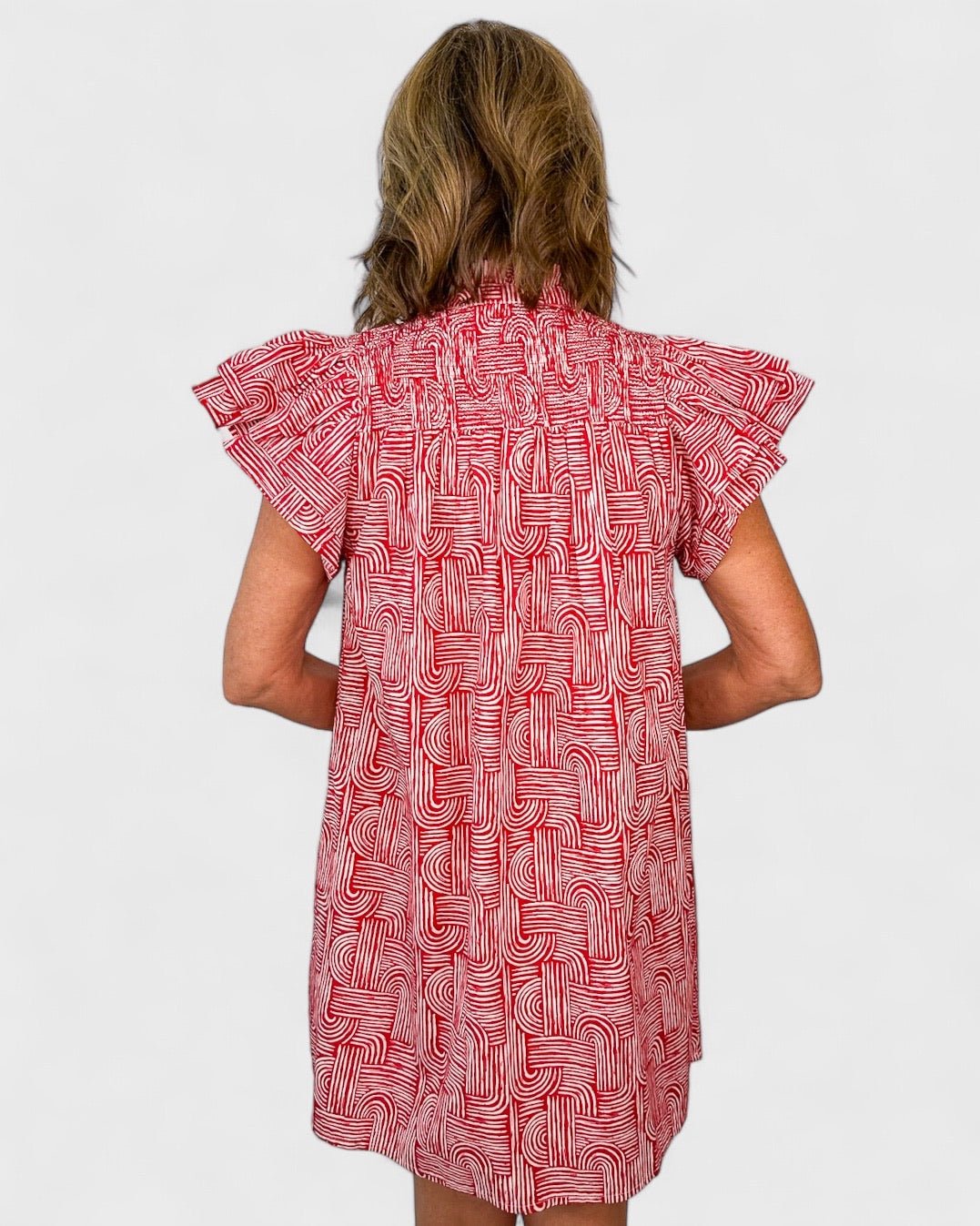 Smocked Short Dress - Frock Shop