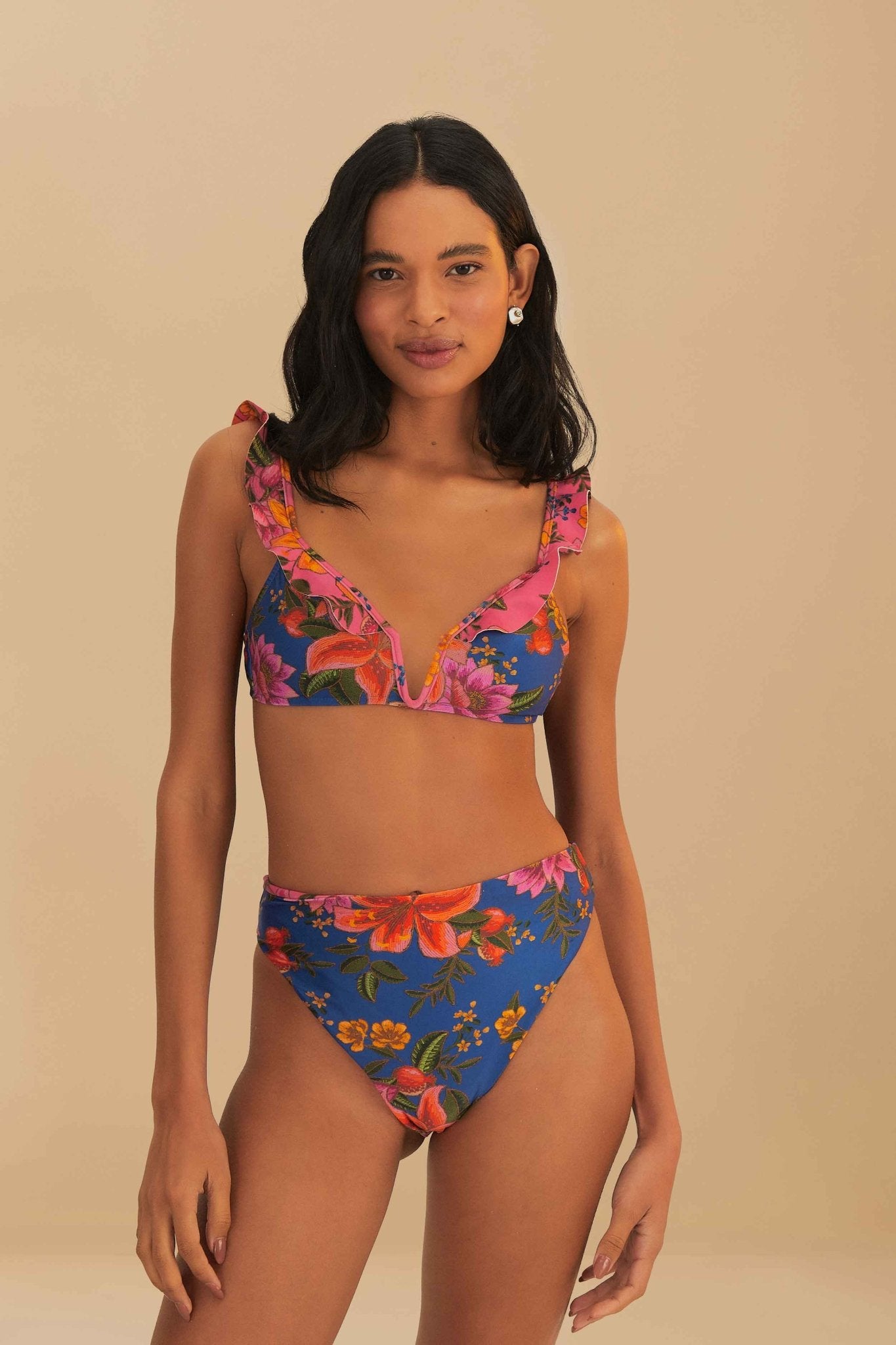 Summer Fruit High Waist Bikini Bottom - Frock Shop