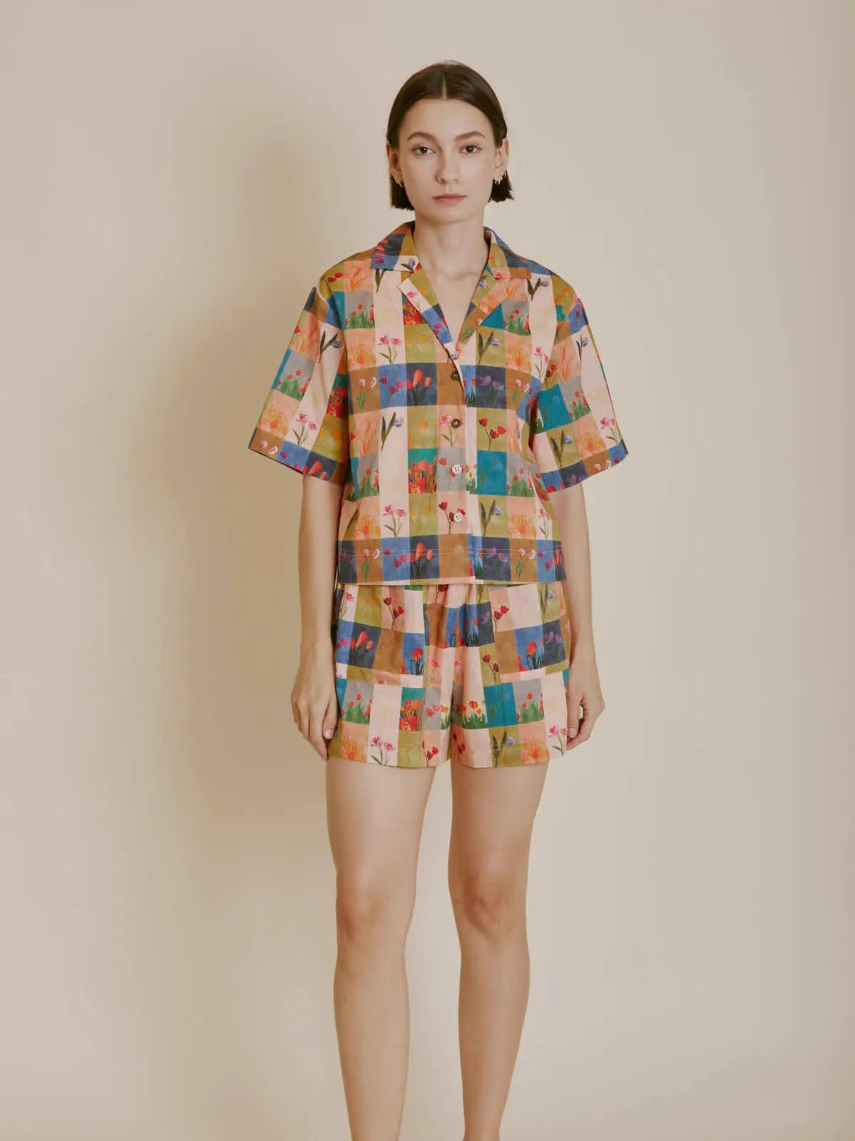 Tile Print Shirt - Frock Shop