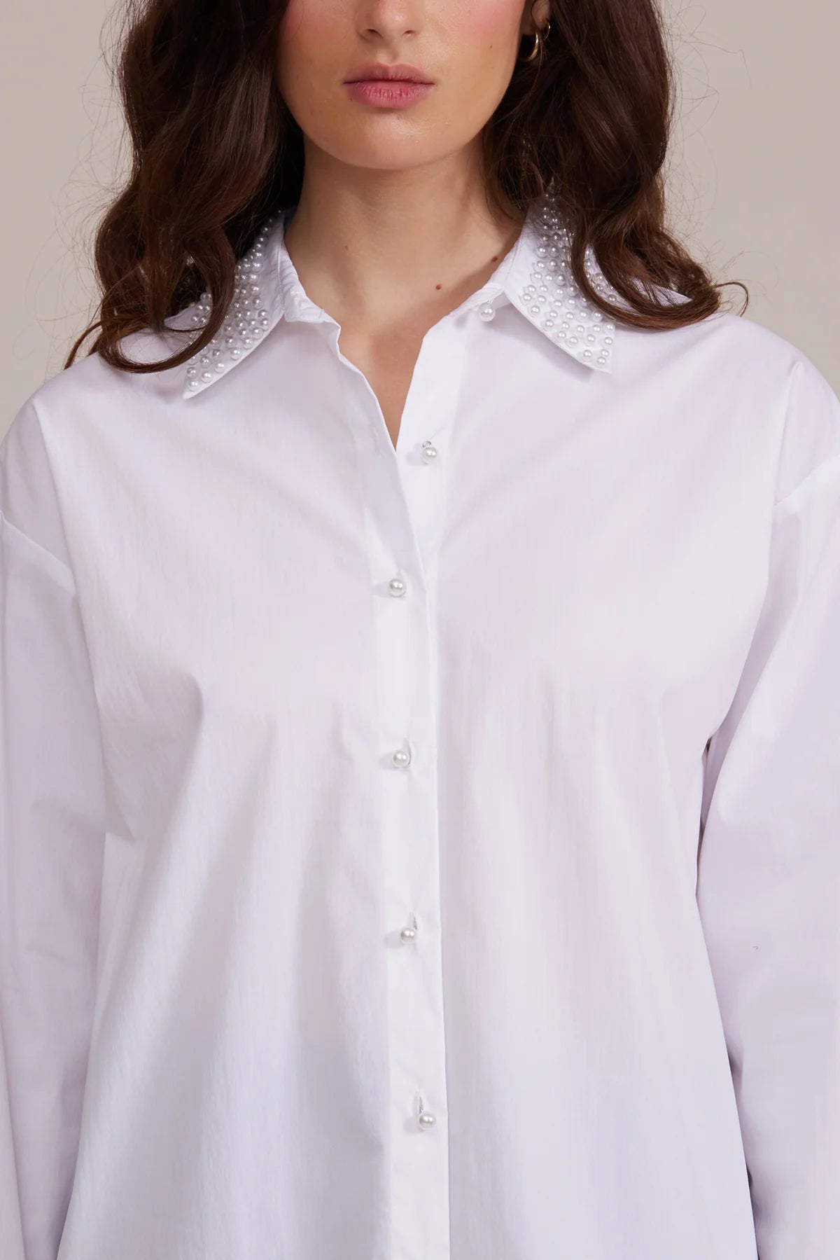 Torin Pearl Button Down Top - Frock Shop