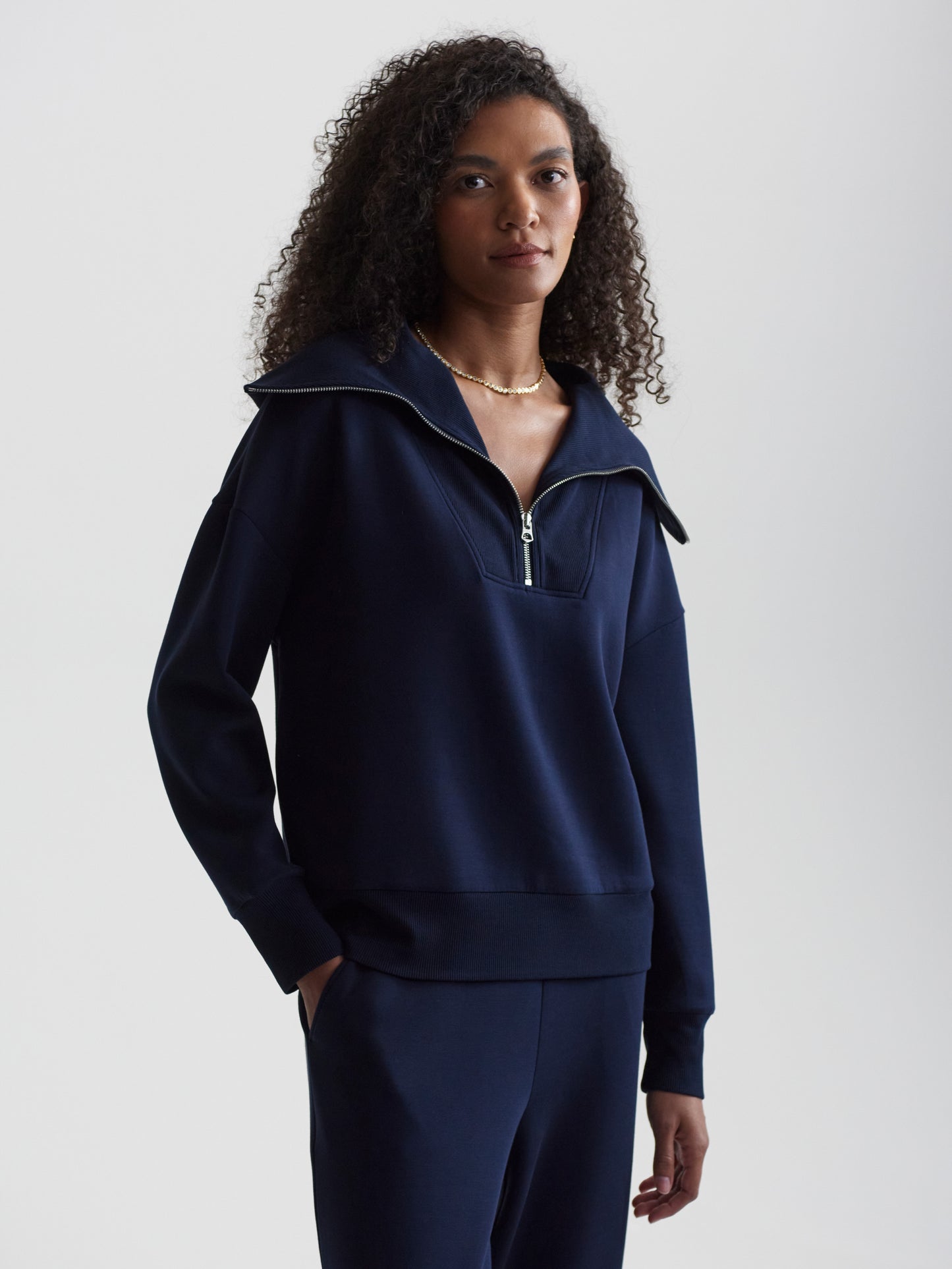 Catherine Half Zip Sweat