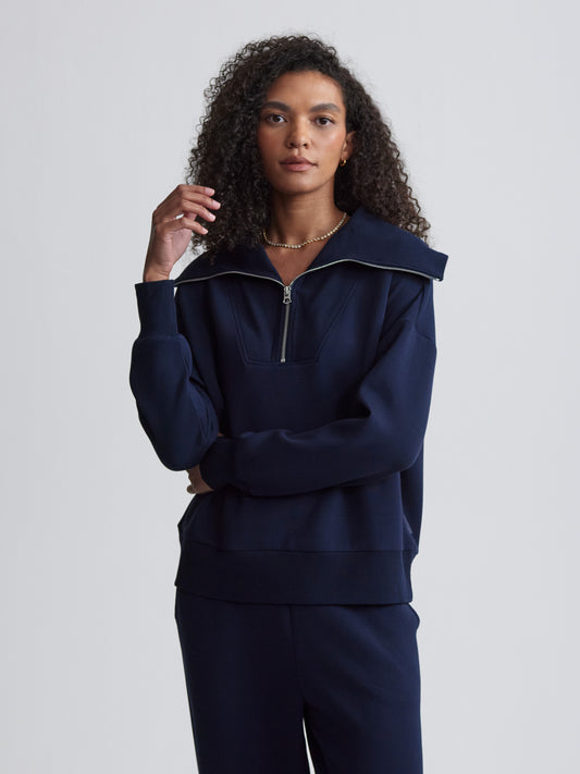 Catherine Half Zip Sweat