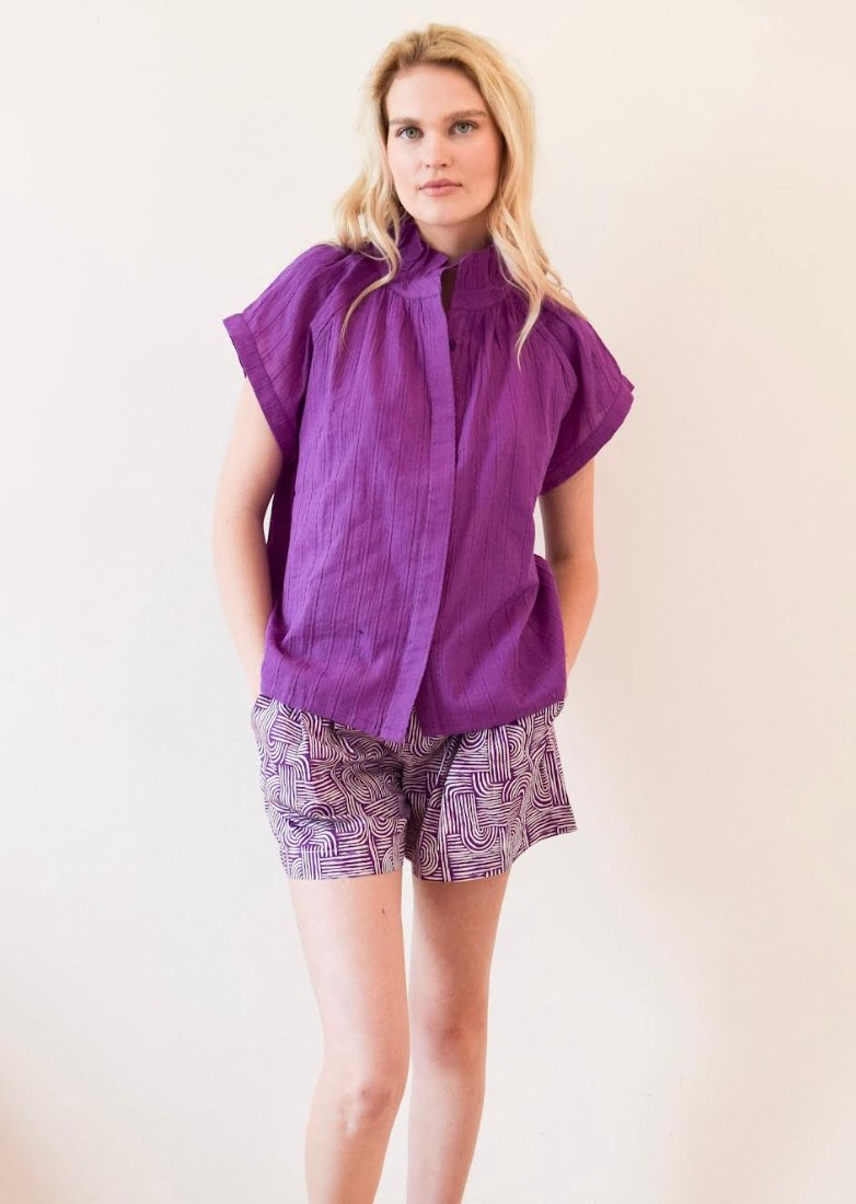 Vicki Button Down Top - Frock Shop