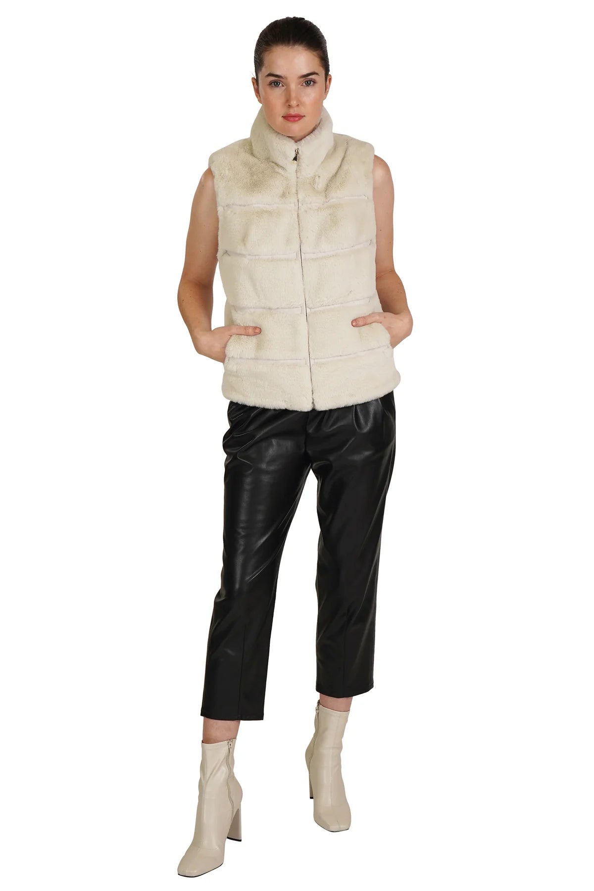 Vince Fur Vest - Frock Shop