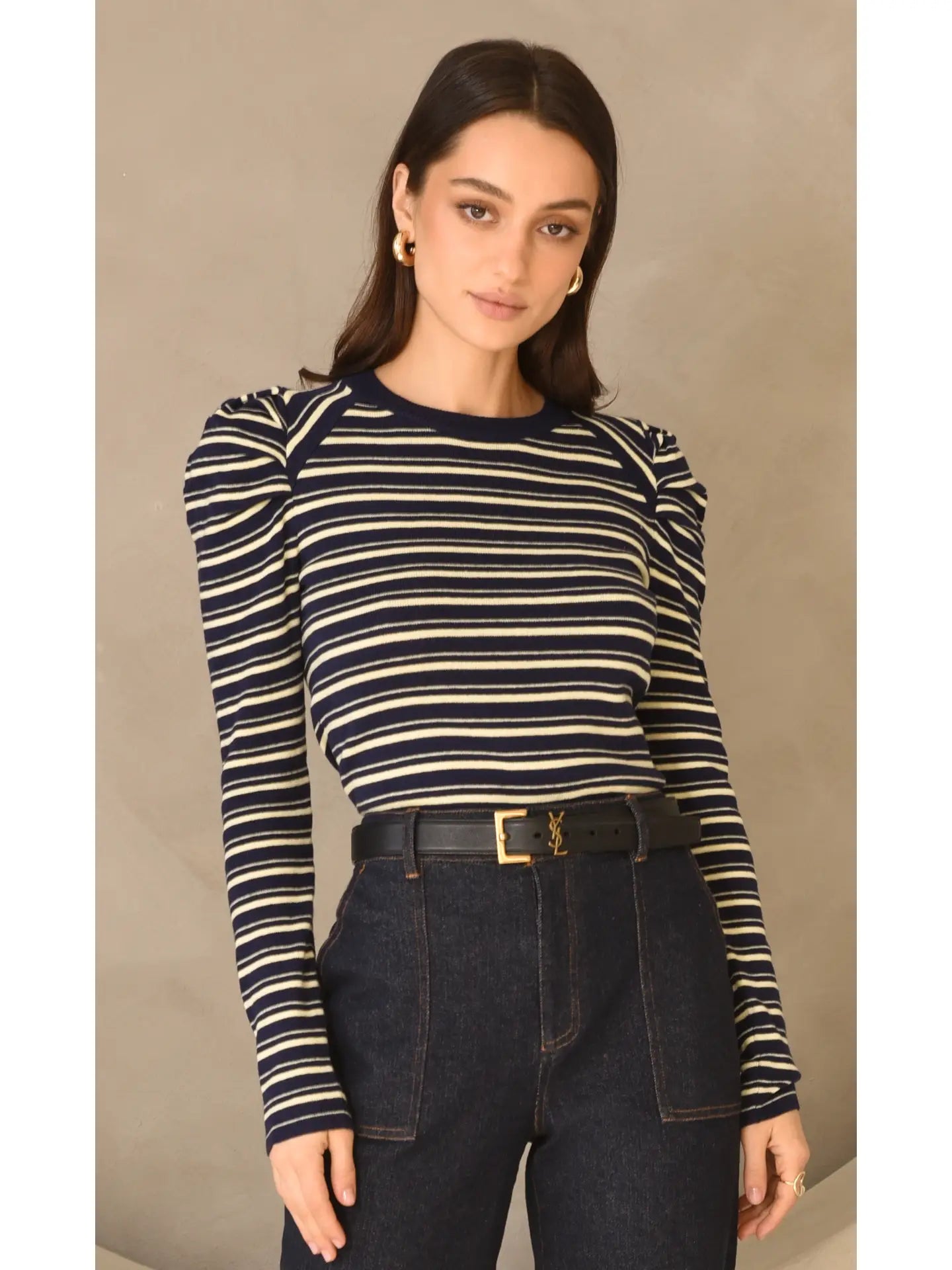 Wally Stripe Knit Top - Frock Shop