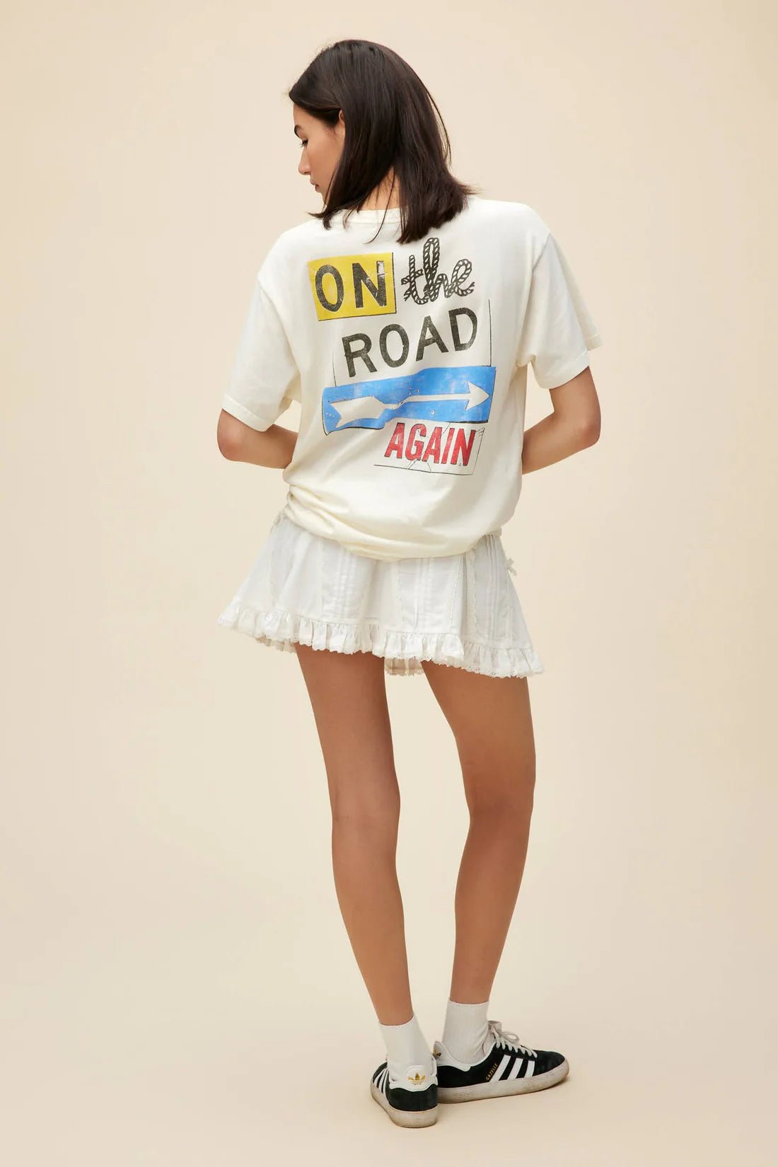 Willie Nelson on the Road Again Boyfriend Tee - Frock Shop